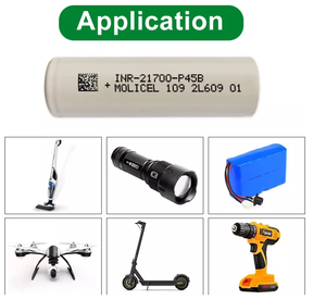 充電式21700 4500mah P45B3.7Vリチウム電池 (24V 36VEbikeバッテリーパック用) - Product Image 6