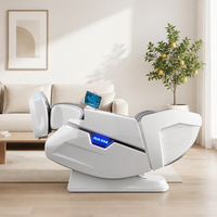 Fauteuil de massage de luxe pliable 3D zéro gravité 2026 XL, nouveau design en cuir pour salon