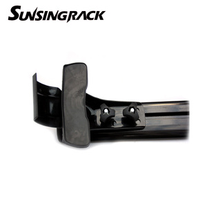 Sunsing <span class=keywords><strong>Barre</strong></span> <span class=keywords><strong>de</strong></span> <span class=keywords><strong>toit</strong></span> universelle pour <span class=keywords><strong>voiture</strong></span> à charge lourde pour berline SUV avec <span class=keywords><strong>barre</strong></span> transversale en aluminium 3 crochets Taille 120-137 cm Accessoires 4x4 - Product Image 6