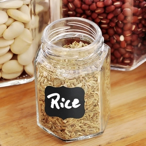 Không Thấm Nước Bảng Đen Nhãn + 1 Cái Bút Đánh Dấu Nhà Bếp Gia Vị Nhãn Dán Home Jar Chai Thẻ Bảng Đen Nhãn Dán - Product Image 4