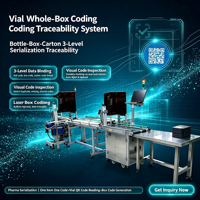 Machine de marquage UV haute précision pour codes QR sur bouchons de bouteilles, codage Data Matrix, DXF/AI, refroidissement par eau, liaison de données à 3 niveaux