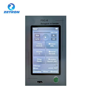 Zetron FSC-8 xách tay sinh học không khí Sampler phân tích không khí 100l/min với presettable và có thể chỉnh sửa lấy mẫu khối lượng - Product Image 5