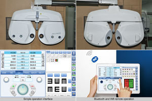 Mehrere unabhängige visuelle Funktions tests Auto Digital <span class=keywords><strong>Phoropter</strong></span> mit Farbe und Touchscreen Tragbarer Auto <span class=keywords><strong>Phoropter</strong></span> Preis - Product Image 2