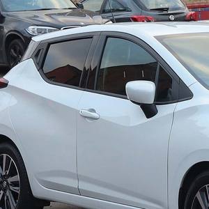 Déflecteurs de fenêtre fumés autocollants pour Nissan March K13 K14 2010-2021, déflecteurs de vent, pare-pluie, 4 pièces - Product Image 4