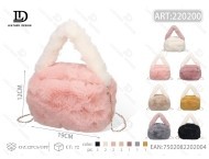 Borsa Quadrata in Peluche Rosa con Manico Morbido, Giocattolo per Bambini 11CM-30CM, Borsa Morbida Unisex in Peluche per Decorazione Sala Giochi - Product Image 1