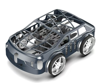 Voiture RC tout-terrain Flytec Y16 1/18, véhicule télécommandé, micro-voiture RC volante avec décollage et atterrissage à une touche, lumières LED