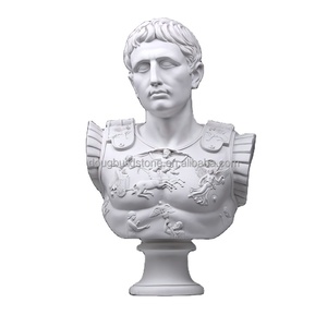 Home Decor Precise Hand Carved Classical Julius Augustus <strong>Caesar</strong> Stone <strong>Statue</strong> White Marble Sculpture Egypt Stone <strong>Statue</strong> - Product Image 1
