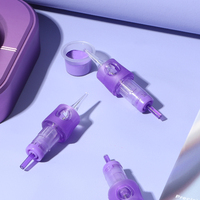 Wenshen 20Pcs YD Violet Précision Cartouche Universelle Aiguille Jetable Maquillage Permanent Cartouche De Tatouage Aiguilles