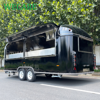 Wecare Camion de restauration mobile de qualité commerciale australienne, cuisine mobile, pizza, café, camion de restauration rapide, remorque, États-Unis