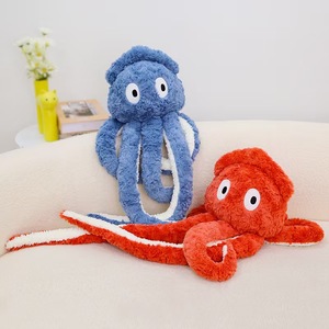 Vente en gros, Meilleure vente : Coussin en peluche géant en forme <span class=keywords><strong>de</strong></span> <span class=keywords><strong>calmar</strong></span> ou pieuvre à longues pattes, mignon et doux, pour décoration <span class=keywords><strong>de</strong></span> chambre d'enfant et cadeau - Product Image 2