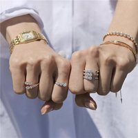 Schmuckhersteller 10K/14K/18K Gold VVS Labor-Diamant Birnenförmiger Hochzeits-Verlobungsring Maßgefertigter Schmuck