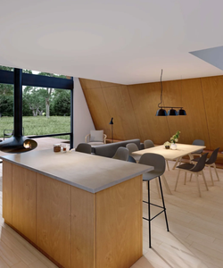 High Quality <b>Triangle</b>-roof-prefab-house Steel Material <b>Triangle</b> Roof Structure 3 bedroom 2 bath <b>light</b> steel prefab home - Product Image 4