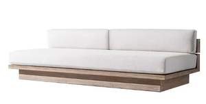 Ensemble de meubles d'extérieur modernes et confortables, canapé de jardin et chaise longue avec table en <span class=keywords><strong>palette</strong></span> en rotin pour cour ou hôtel - Product Image 4