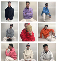 Sweat à capuche unisexe de luxe OEM doublé satin, 100 % coton de haute qualité, personnalisé pour homme, coupe oversize avec capuche en satin et soie pour l'automne