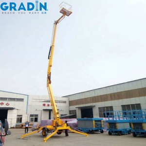 רכוב עבודת אוויר בום גרור רכוב האיש בום מעלית 8 מ 'נייד נייד ג' יב מטוס בום להרים אוויר - Product Image 6