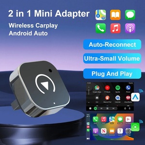 อะแดปเตอร์ <span class=keywords><strong>CarPlay</strong></span> ไร้สาย2 in 1แอนดรอยด์ C ประเภทสำหรับ <span class=keywords><strong>Apple</strong></span> iPhone <span class=keywords><strong>iOS</strong></span> 10อัพเกรด2026ไร้สายเล่นแอปเปิ้ลออโต้ - Product Image 2
