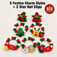 Collier de Noël pour chien avec pompon et nœud papillon renne, réglable, en peluche douillette, pour chat, chaton, petites et moyennes races, accessoire de fête
