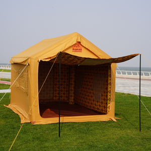 मध्य पूर्व बेस्टसेलर 9 मीटर 420 डी ऑक्फोर्ड एक बेडरूम ग्लैम्पिंग एयर इंफ्लेटेबल 12 व्यक्ति वाटरप्रूफ चार-सीज़न त्वरित - Product Image 5