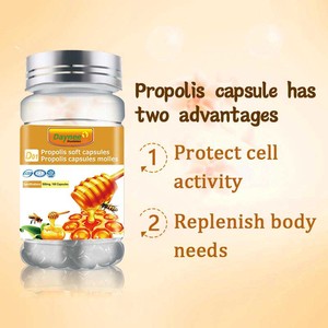 Cápsulas blandas de propóleo Winstown, suplemento natural de propóleo de abeja, protege la actividad celular, antioxidante, nutrición corporal, 100 cápsulas - Product Image 2