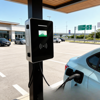 Estación de Carga para Vehículos Eléctricos Jinghu para Exteriores, 7-22kW, Tipo 2, Enchufe de Pared, Plataforma OCPP Lista para Usar, Resistente a la Intemperie IP54, TA-AC-AL-P