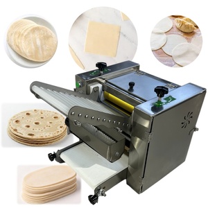 Machine de fabrication de roti personnalisée Machine de fabrication de peau Lumpia entièrement automatique et facile à utiliser Machine à peau de boulette préférée <span class=keywords><strong>du</strong></span> chef - Product Image 5
