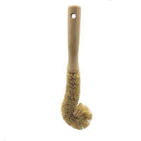 Brosse à vaisselle de cuisine naturelle de qualité supérieure à long manche en bambou bouteille d'eau tasse Pot brosse brosse de nettoyage en bois pour bouteille
