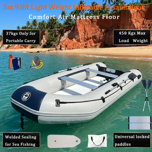<span class=keywords><strong>Gommone</strong></span> d'Assalto Gonfiabile per 4 Persone Weld Sealing Solar Marine 3 m 10 ft con Pavimento ad Aria Durevole, per Salvataggio, Canottaggio e Pontone Veloce - Product Image 1