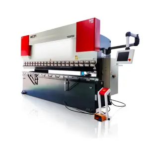 Máquina dobladora de freno de prensa hidráulica 110T4000 CNC de metal completamente automática