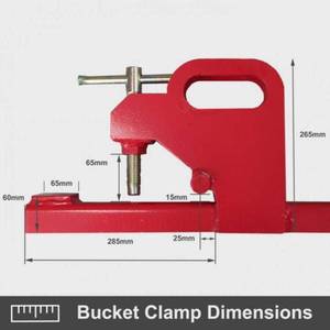 900kgs 2000lbs Capaciteit Lader Emmer <span class=keywords><strong>Tractor</strong></span> Klem Op Palletvorken - Product Image 3