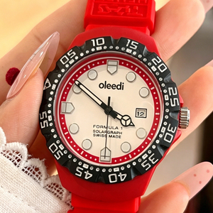Orologio da Uomo Casual Business al Quarzo con Cinturino in Silicone da 43mm, Cassa in Lega, Stile Retrò, Eco-friendly, Analogico, di Gran Tendenza - Product Image 6