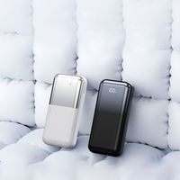 Chargeur portable avec double câble, charge rapide, ultra fin, 10000 mAh, 22,5 W, affichage LED, PD20W, batterie externe, logo personnalisé