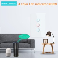 Nouvel interrupteur tactile intelligent Tuya Zigbee 6 gangs pour maison connectée, commande marche/arrêt par mobile et application, courant 10A, idéal pour nouvelle maison