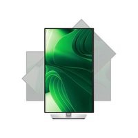 Monitor Kantor Bisnis Dells P2425D 23,8 inci DP/HDMI 2K IPS 100Hz Refresh Rate, Dapat Diputar dan Ditinggikan, Dilengkapi Proteksi Cahaya Biru