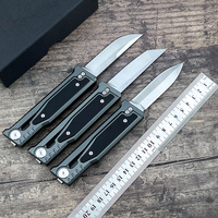 Couteau pliant tactique de survie en plein air Reate EXO-M avec logo personnalisé, style vente en gros, acier D2, couteau de chasse EDC