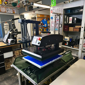 Nouvelle presse à chaud entièrement automatique modèle 2025, conception rotative à tiroir extractible, inserts pour t-shirts, <span class=keywords><strong>plaque</strong></span> <span class=keywords><strong>de</strong></span> commande LCD - Product Image 5