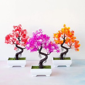 Nhân Tạo Chậu Cây Bonsai Trang Trí Nhựa Mô Phỏng Trang Trí Màu Xanh Lá Cây Nhà Máy Cho Đám Cưới Nhà Valentine Của Ngày Trang Trí - Product Image 5