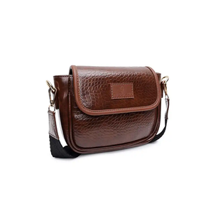 Bolso Bandolera de Cuero Vintage de Lujo para Mujer, 100% Cuero Genuino, Material Suave de Alta Calidad, Amplio, Bordado, Abierto - Product Image 6