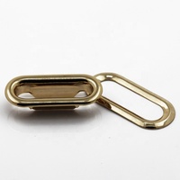 Œillets ovales en métal écologique, œillets pour sacs à main, et vêtements, cuir, 1 pièce