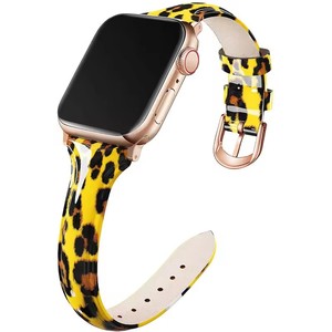 <span class=keywords><strong>Correa</strong></span> de Cuero Patentado Brillante para <span class=keywords><strong>Apple</strong></span> Watch, Correas Delgadas, Pulseras para <span class=keywords><strong>iWatch</strong></span> Series 10 9 8 Ultra 7 6 5 4 SE - Product Image 4