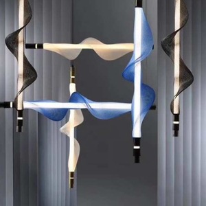 Minimalist Art Creative <b>Lighting</b> for Showroom Restaurant <b>Chandelier</b> Reception Desk for Shop Clothing Store 3000K CCT AC Power - Product Image 6