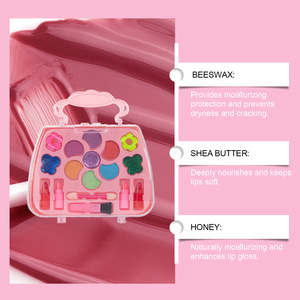 Nouveau produit WIEEYY naturel organique multicolore fille <span class=keywords><strong>maquillage</strong></span> rouge à lèvres fard à paupières <span class=keywords><strong>maquillage</strong></span> enfants <span class=keywords><strong>maquillage</strong></span> ensemble boîte-cadeau - Product Image 2