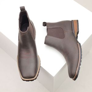 Botas Vaqueras Occidentales Bordadas Retro de Talla Grande 2026 para Hombre, Botas de Tacón Cuadrado Bajo con Punta Cuadrada, Botas Versátiles para Hombre - Product Image 4