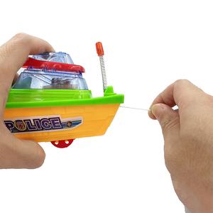 JollySweets Buena Venta Pull String Lighting Boat Candy Toy Juguete de plástico - Product Image 6