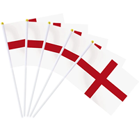 Drapeau personnalisé rectangulaire, drapeau en polyester à tenir à la main, imprimé numériquement, décoration promotionnelle pour événements, cadeau, drapeau en gros