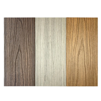 ASA stratifié élastique en plastique personnalisé extrudé Carrelages de sol de balcon ASA Terrasse en bois composite terrasse extérieure étanche