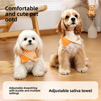 Bavoir imperméable pour chien, motif dessin animé mignon, accessoire pour petits chiens (pour Poodles et Bichon Frisé), nœud papillon décoratif pour chat