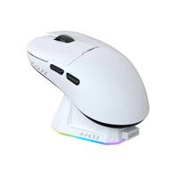 AJAZZ AJ159 Pro Tri-Mode Souris PAW3395 26Kdpi 8000Hz 400mAh Batterie Avec Dock De Charge Magnétique RVB Souris Gmaing