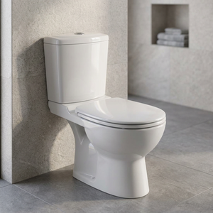 Nouveau design d'articles sanitaires modernes Aqua Water Closet Toilette deux pièces disponible au prix d'usine en provenance d'Inde - Product Image 5