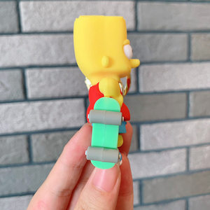 Portachiavi in Silicone 3D Versatile a Forma di Cartone Animato <span class=keywords><strong>Simpson</strong></span> per Auto, Borsa e Regalo - Product Image 5