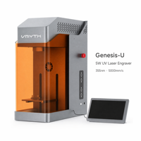 Grabador Láser UV de Escritorio 355nm 5W para Cristal, Grabado Interior 3D, Impresora de Marcado de 70x70mm, Máquina de Grabado Láser